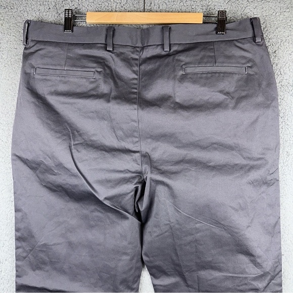 NDSTRY Pants Mens 38x32 Gray Mason Stretch Chino Classic Fit Office Preppy NWT - Picture 8 of 9